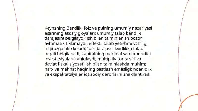 Keyns va keynschilik ta’limoti 4