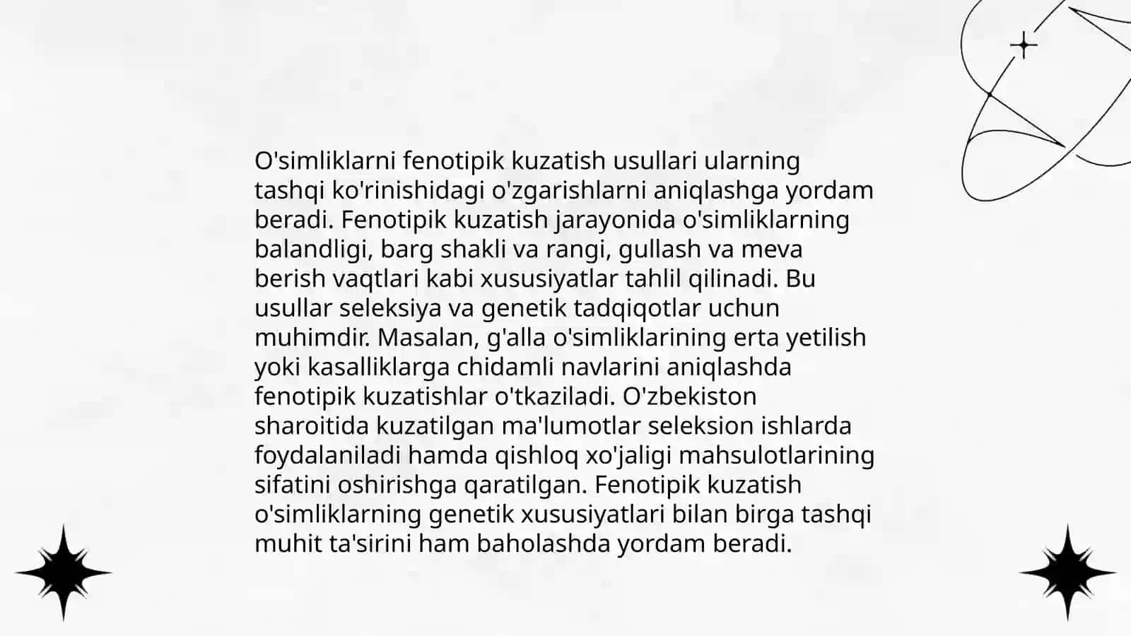 O'simliklar resurslarining aniqlash usullari 4