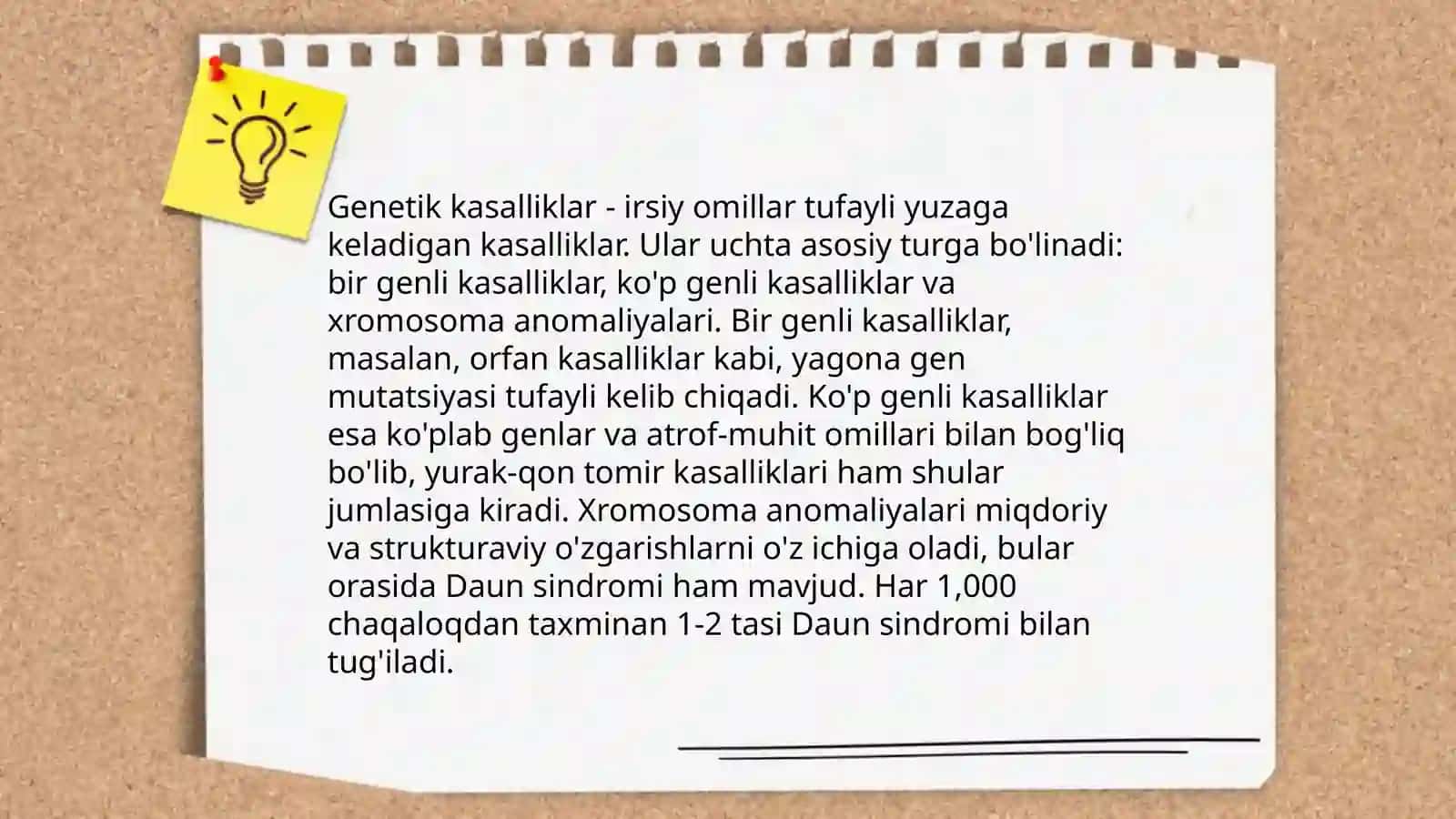 Gen kasalliklari haqida 4