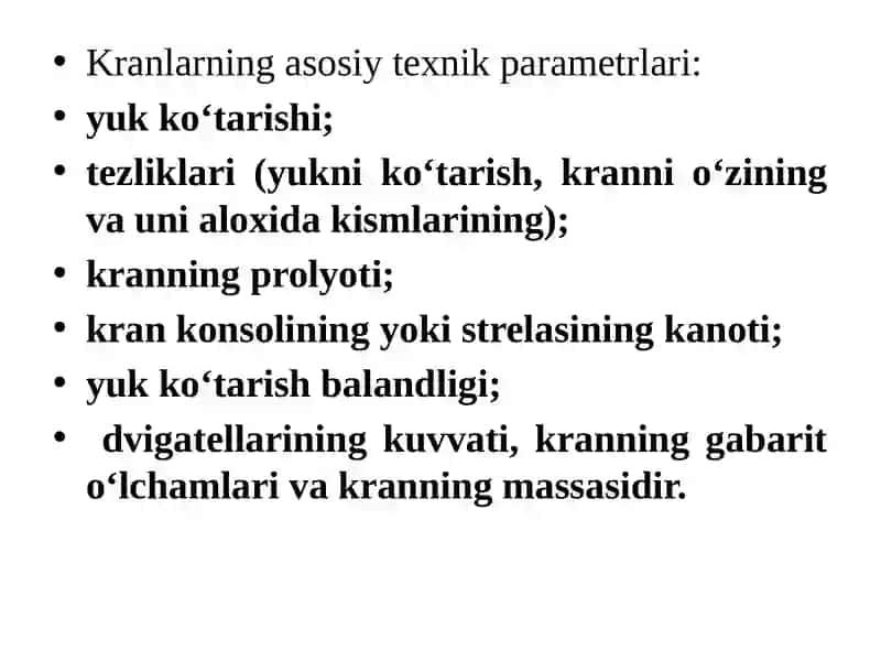 Avtotransport va ortish-tushirish vositalarini tanlash 4