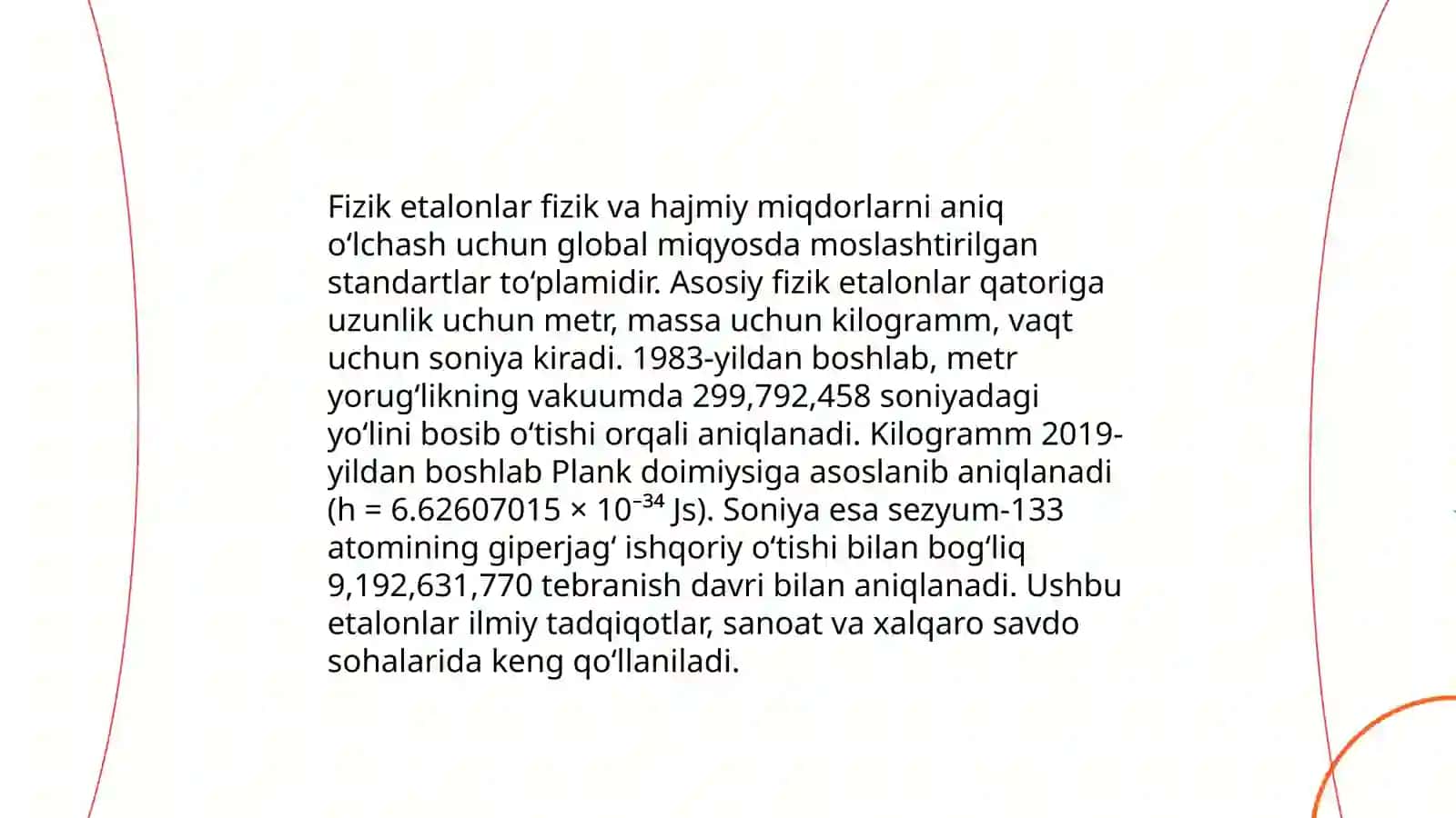 Etalonlar va ularning klassifikatsiyasi 4