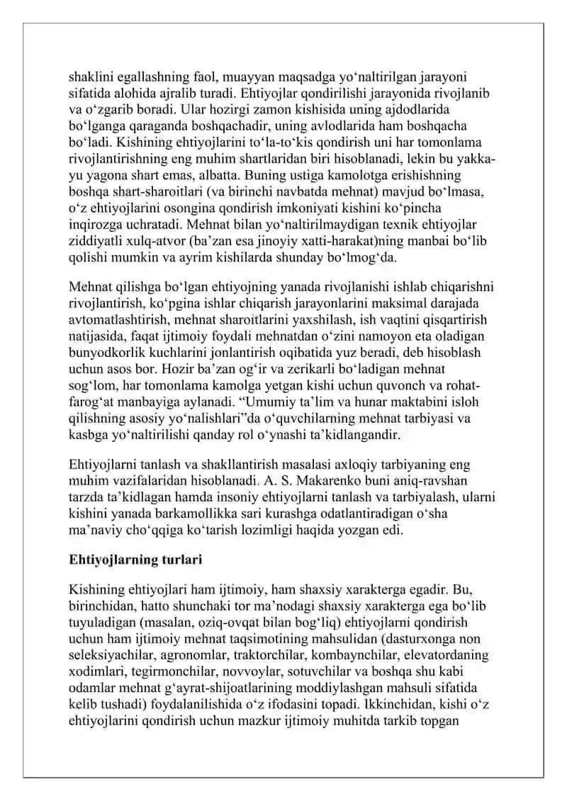 Faoliyat tuzilishi psixologik xususiyatlar 4