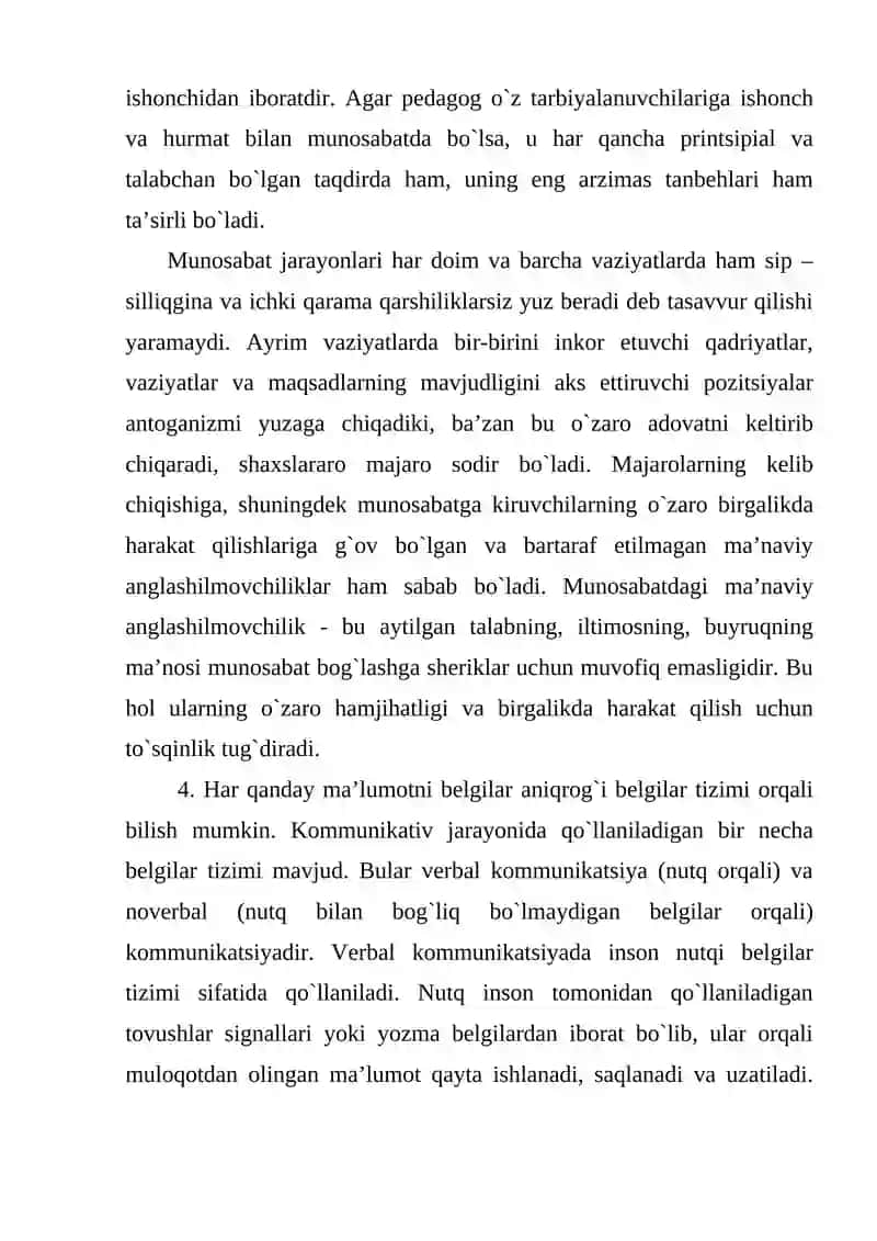 Muloqot va differensial sezgirlikni aniqlash 4