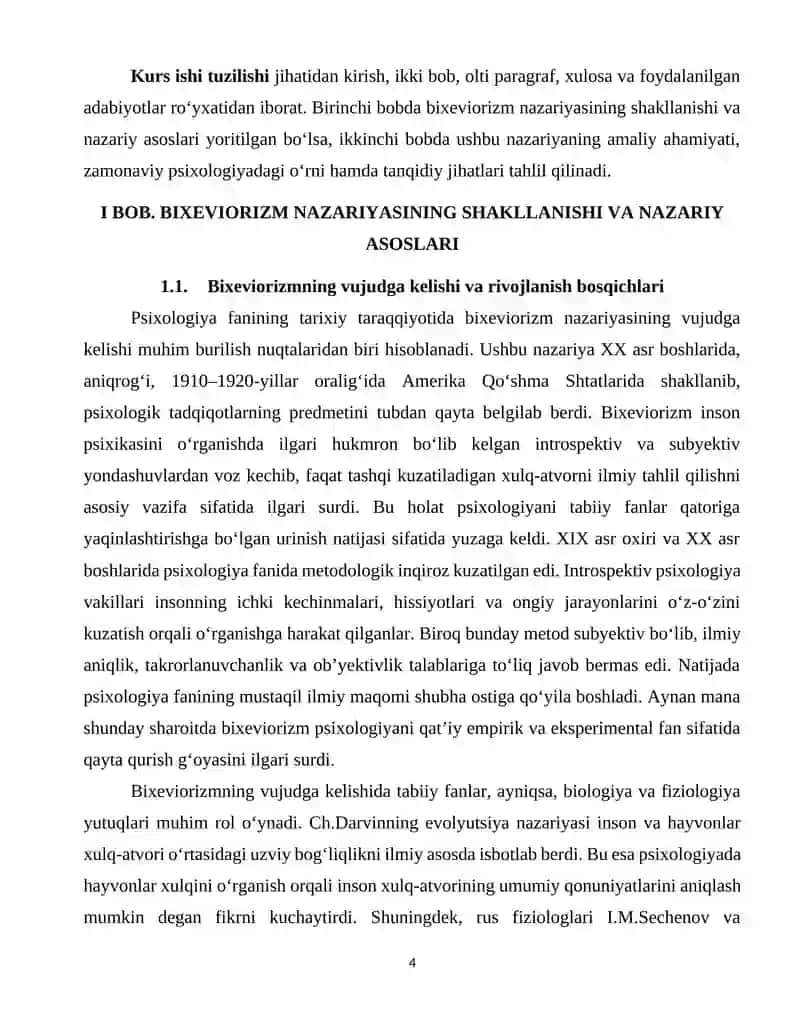 Bixeviorizm psixologik nazariyasi 4