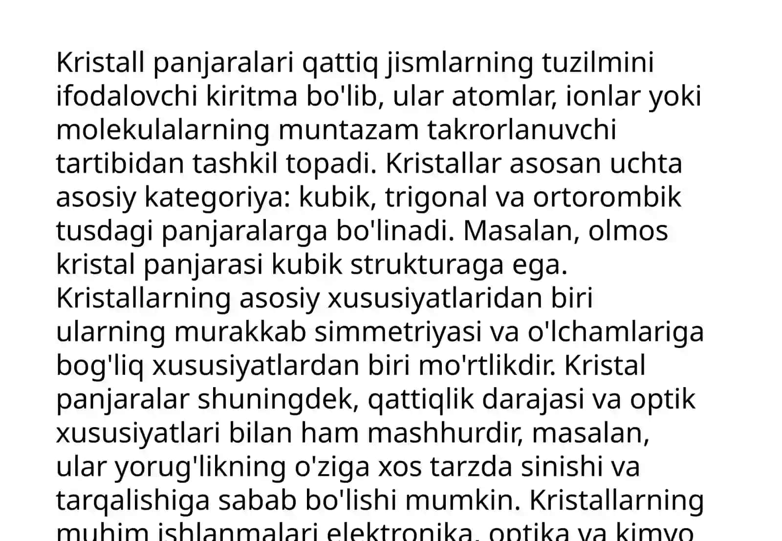 Kristallarning kategoriyalari va singoniyalari turlari 4