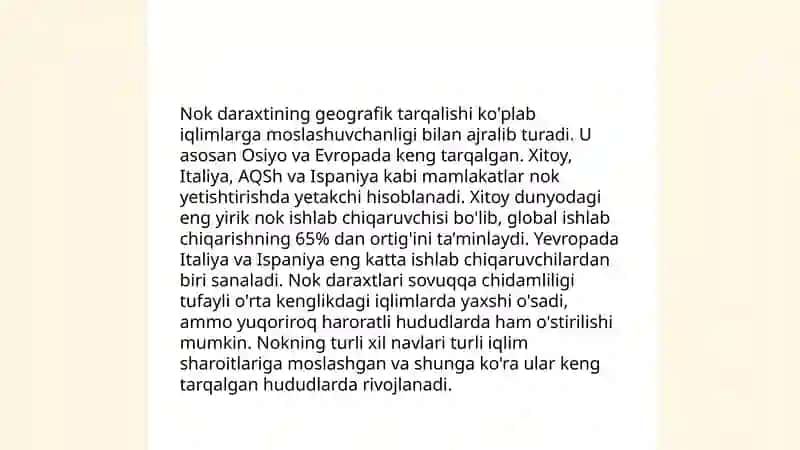 Nok daraxti haqida maʼlumot 4