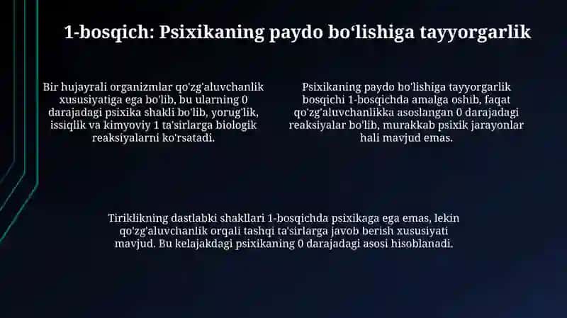 Psixikaning filogenetik taraqqiyoti 4