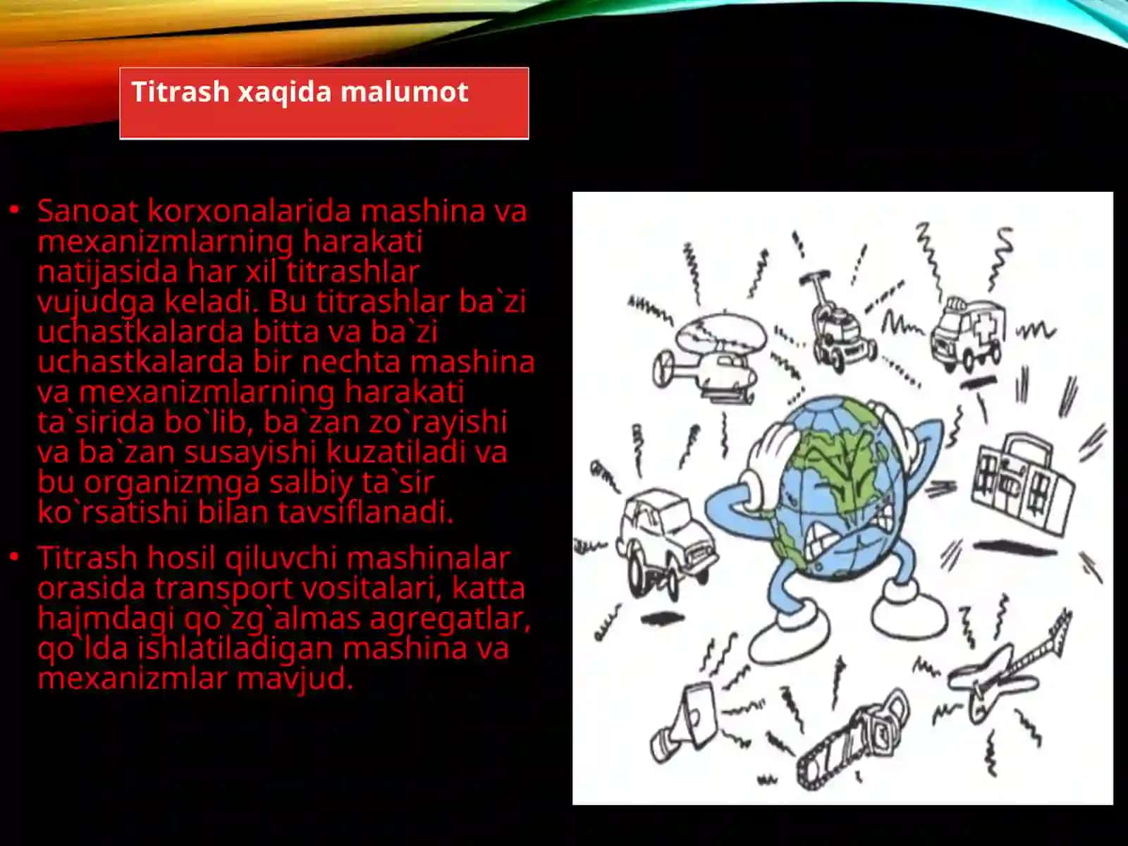 ishlab chiqarish korxonalarida shovqin va titrash 4