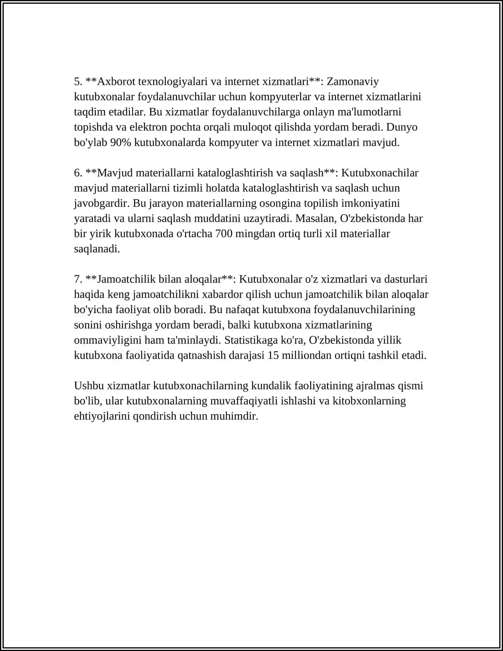 KUTUBXONACHI KADRLAR TAYYORLASH VA MALAKASINI OSHIRISH 4
