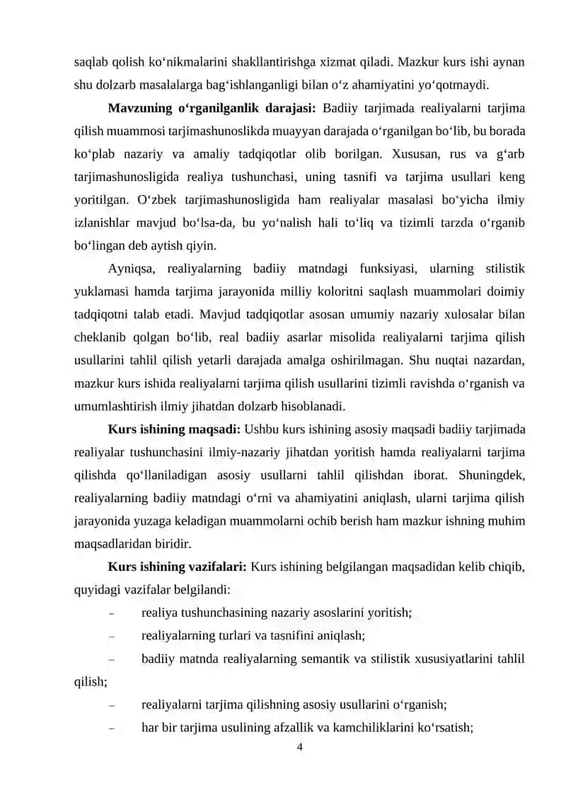 Badiiy tarjimada realiyalarni tarjima qilish usullari 4