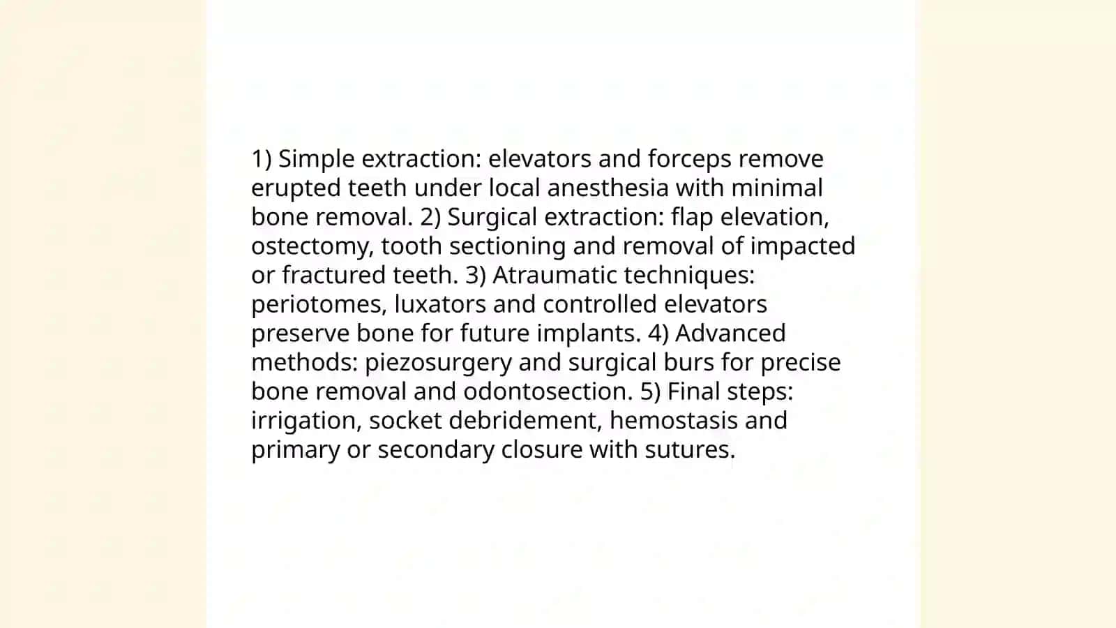 The Dental surgery 4