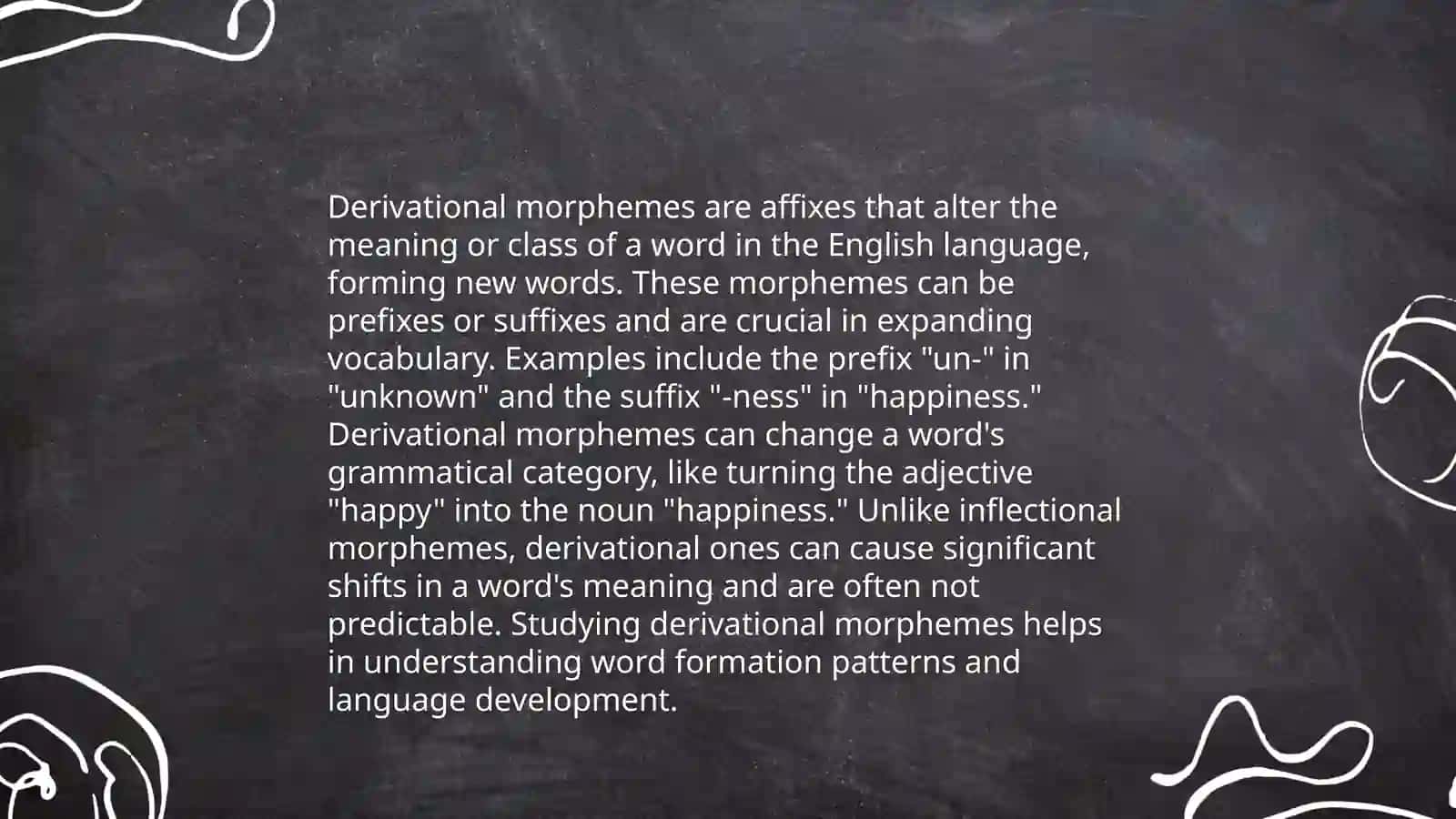 Inflectional Morphemes in English 4
