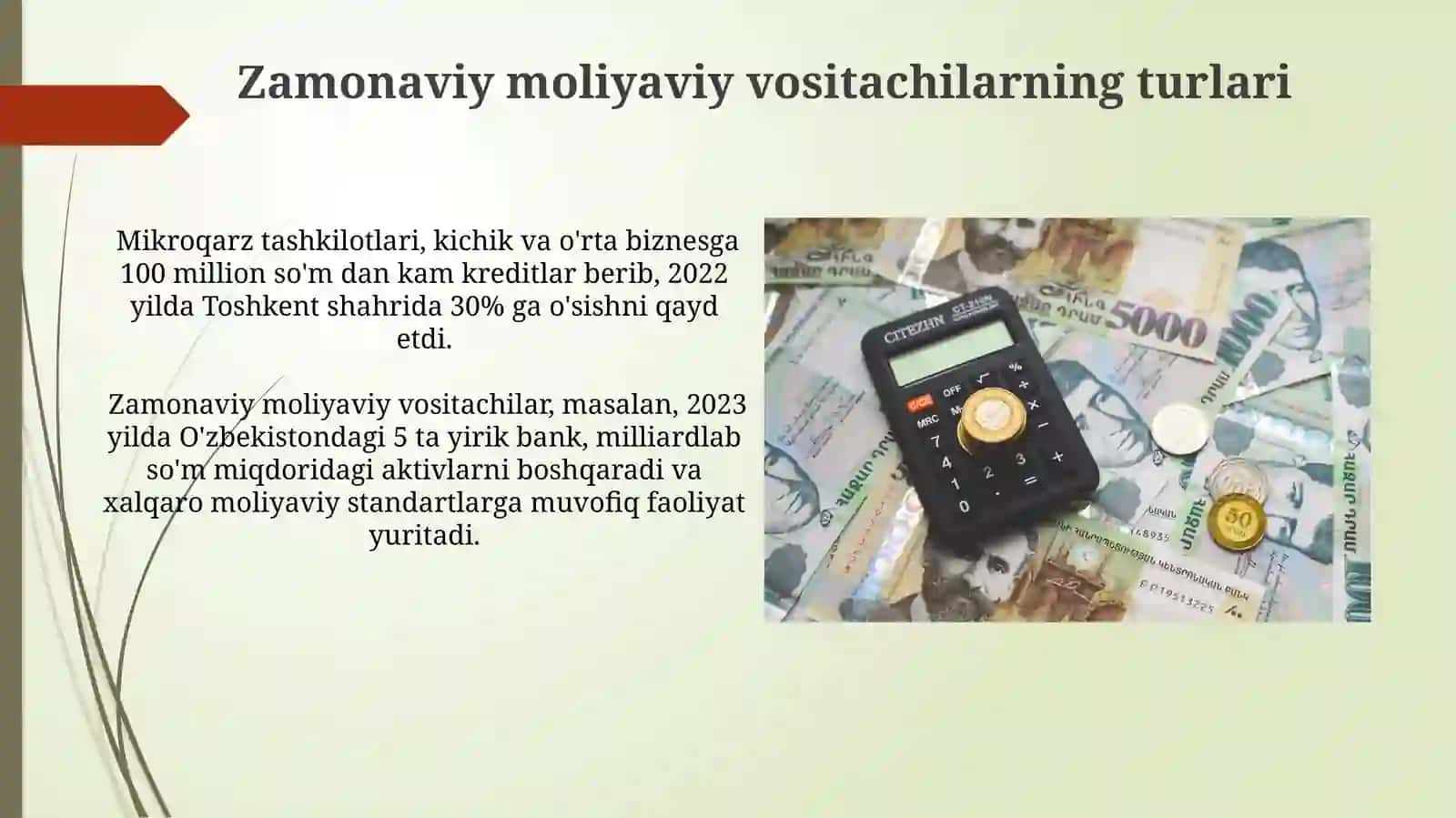Zamonaviy moliyaviy vositachilar 4