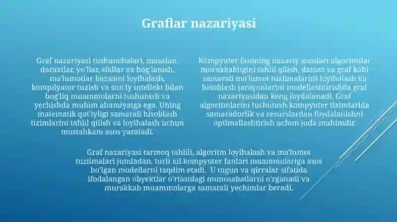 Informatikaning nazariy asoslari 4