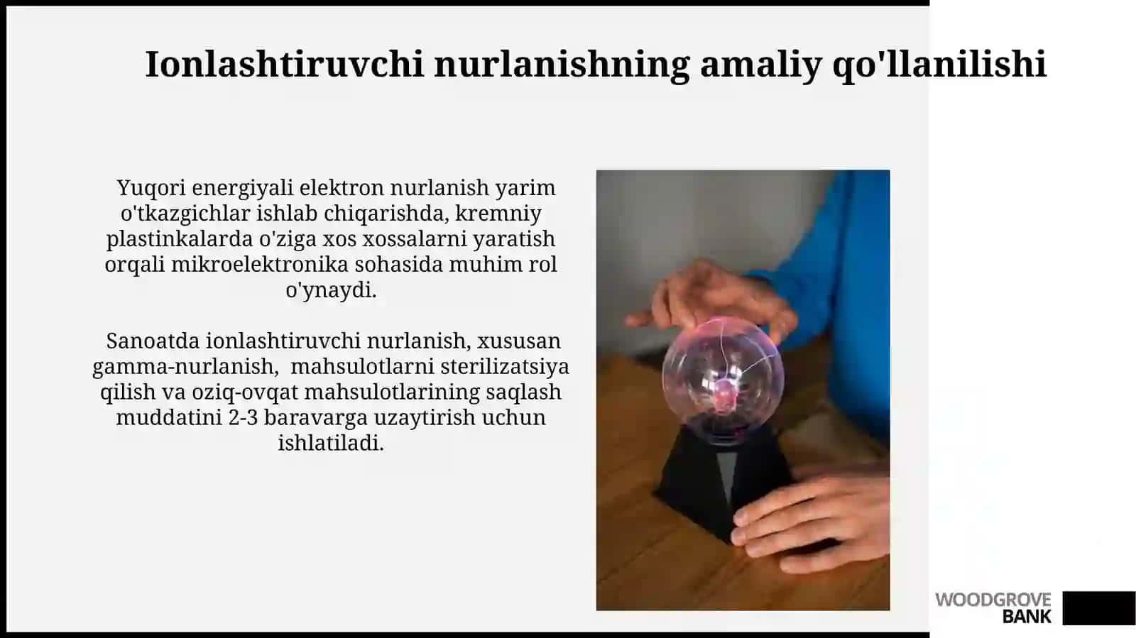 Ionlantiruvchi nurlarning fizik xossalari 4