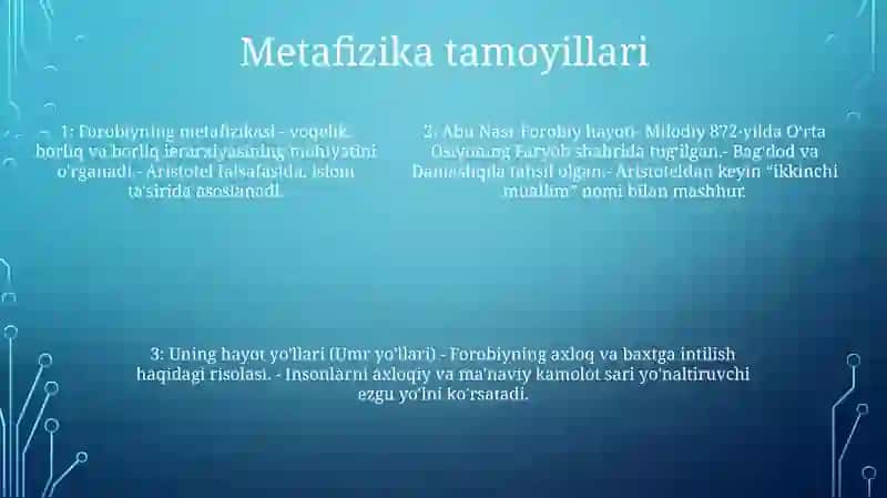 Abu Nasr Farobiy Va UningHayotYo'Llari 4