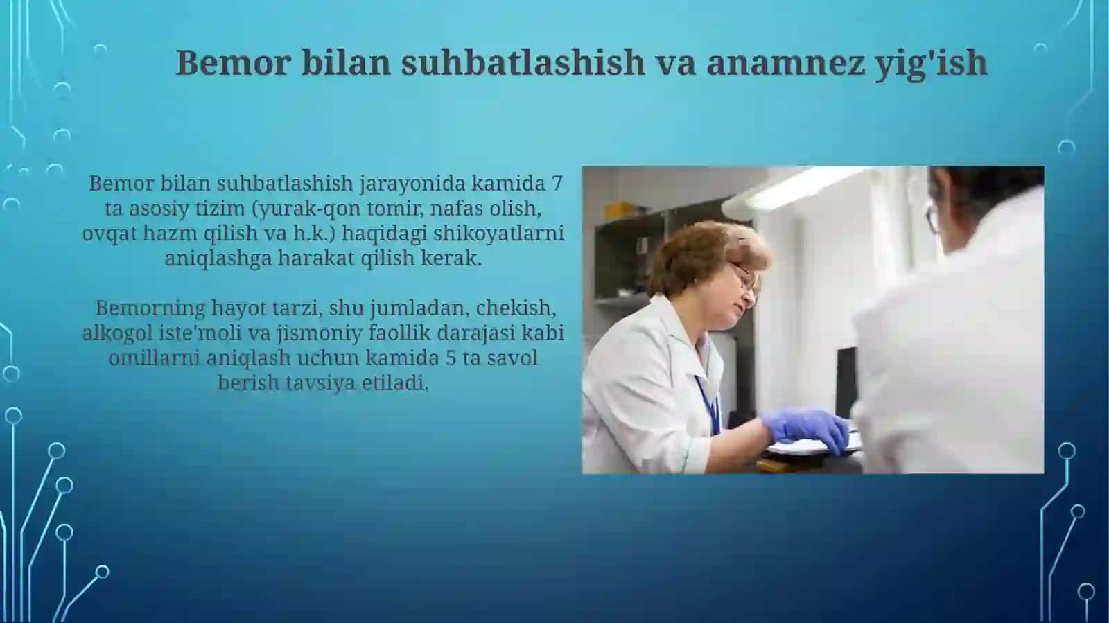 Bemorni klinik tekshirish tamoyillari Bemorlarni laborator va instrumentlar tekshirish usullari 4
