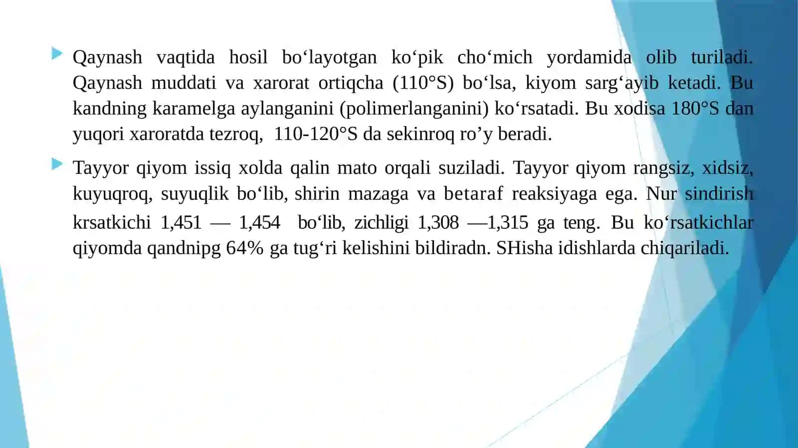 Qiyomlar va xushbo'y suvlar 4