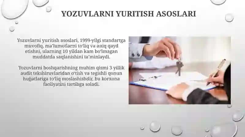 Hujjat turlari va ish yuritish asoslari 4