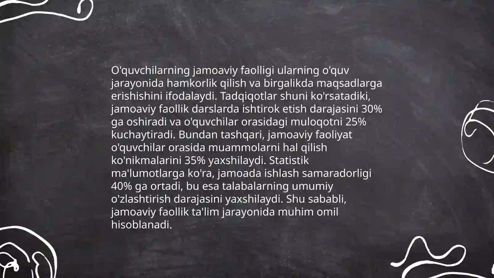 O'quvchilar jamoasining ijtimoiy roli 4