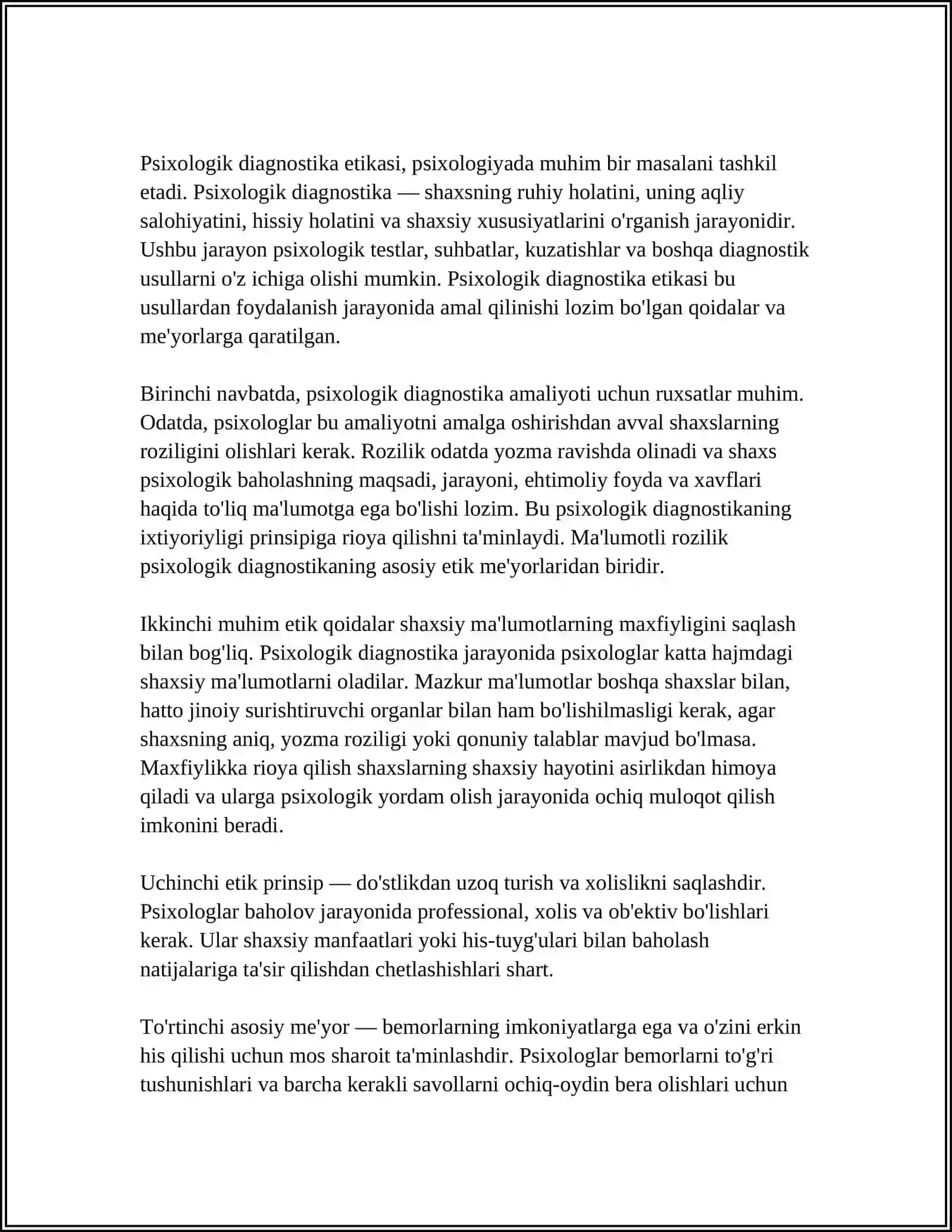 PSIXADIAGNOSTIKANING KASBIY-AXLOQIY JIHATLARI 4