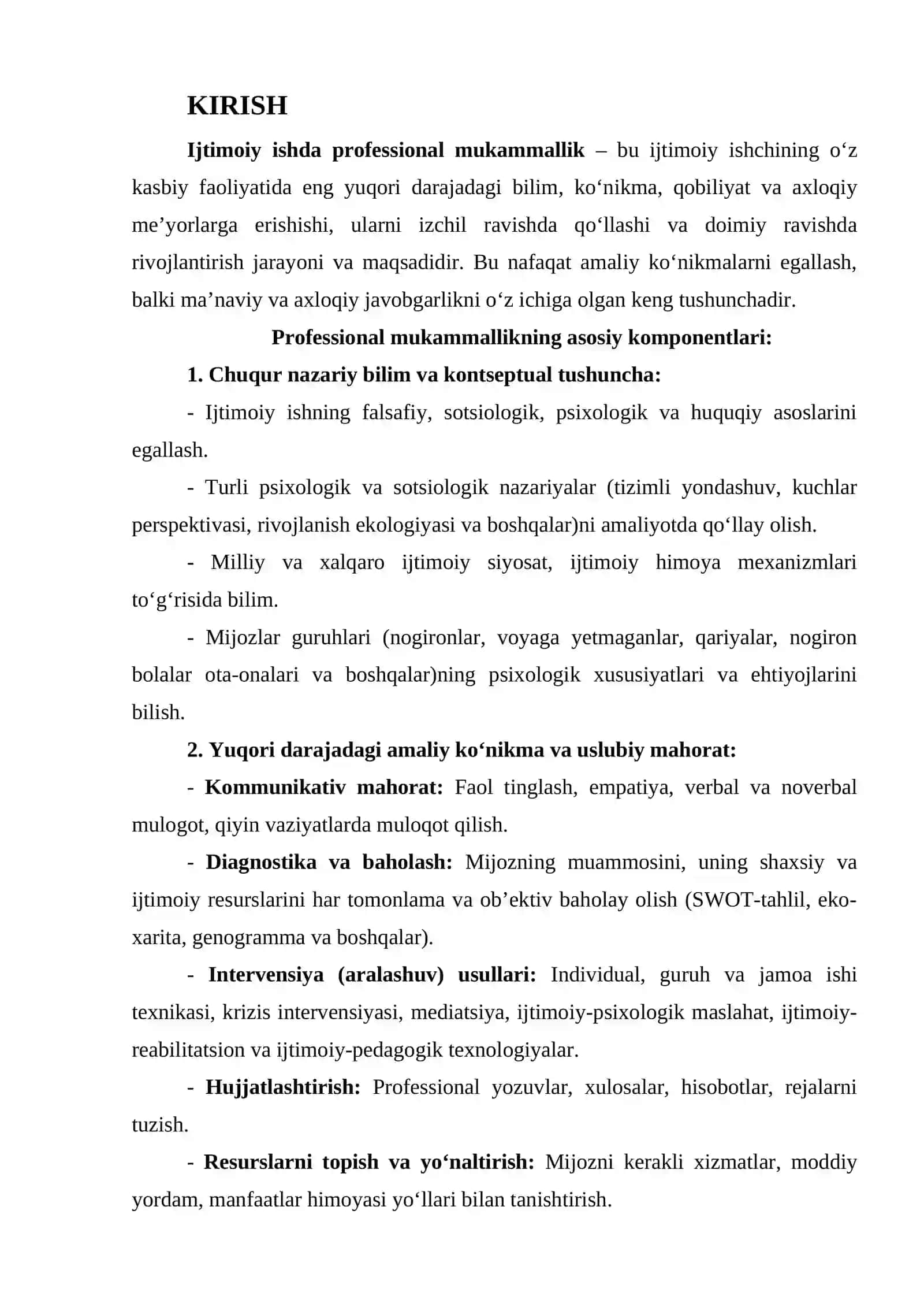 IJTIMOIY ISHDA PROFESSIONAL MUKAMMALLIK 4