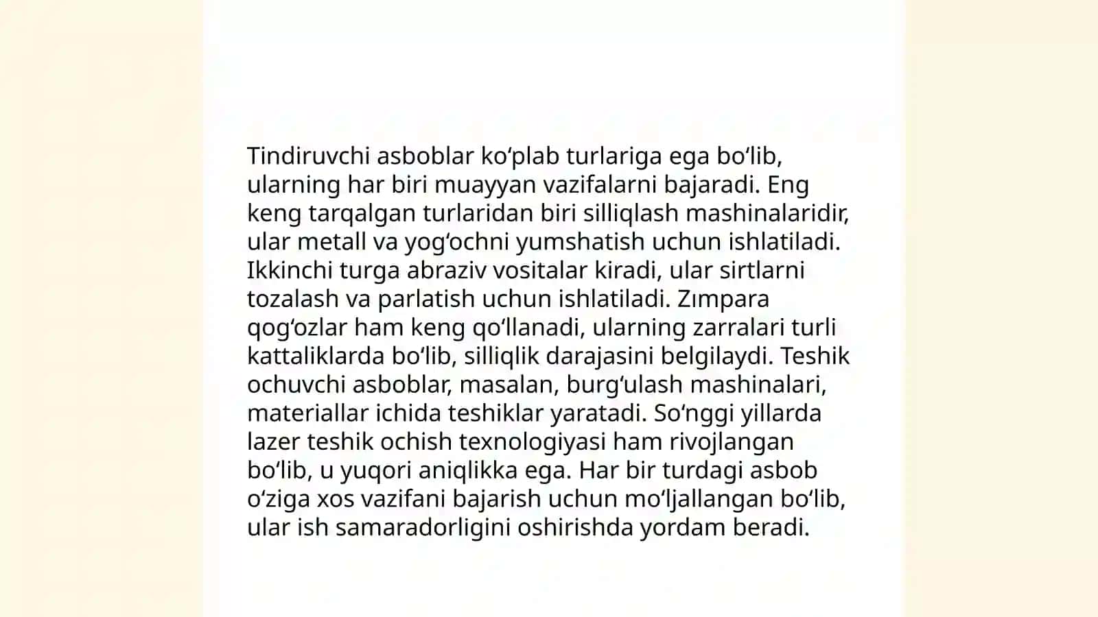 Mexanik tindirgichlar 4