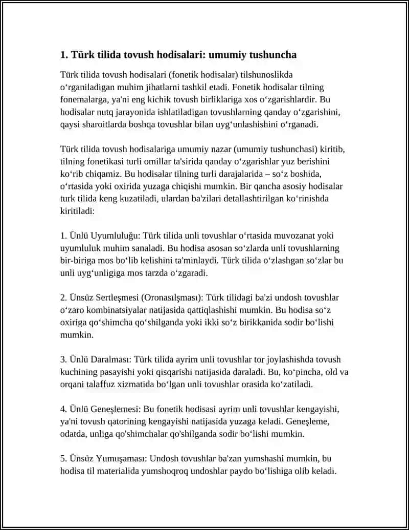 TÜRKÇEDE SES OLAYLARI 4