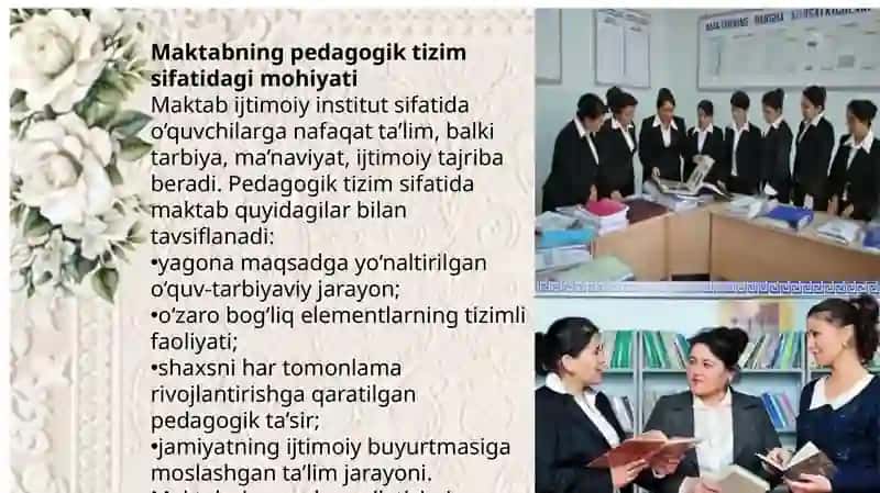 Maktab - pedagogik tizim sifatida 4