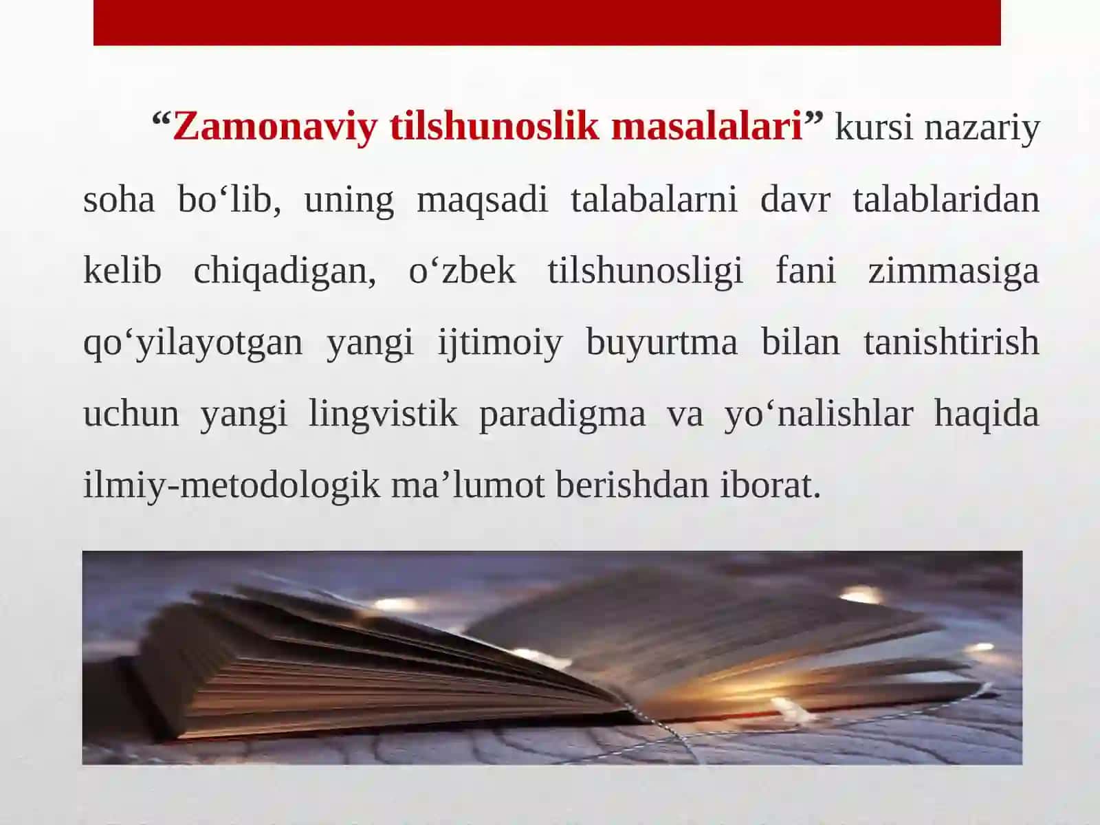Zamonaviy tilshunoslik masalalari 4