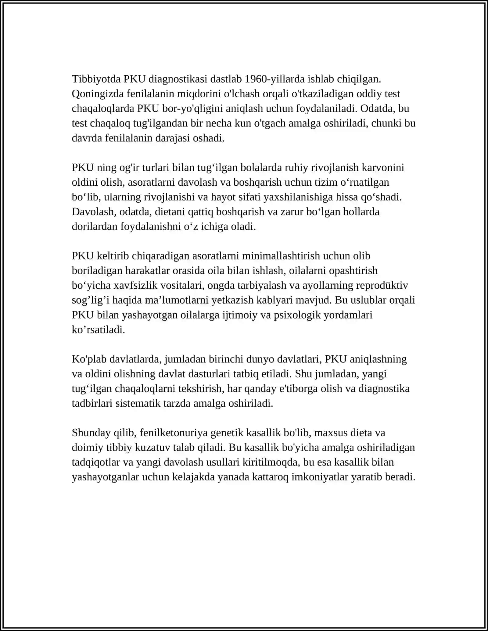 FENILKETONURIYA KASALLIGI 4