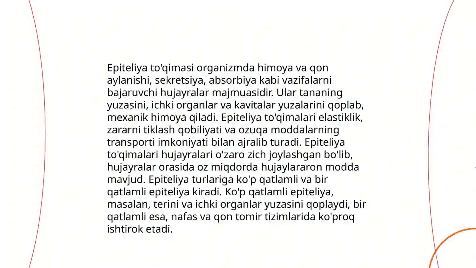 To'qimalar. Bezli epitelliy, bezlar 4