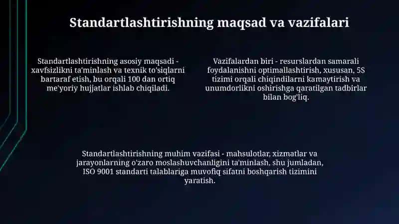 Standartlashtirish va Sifat 4