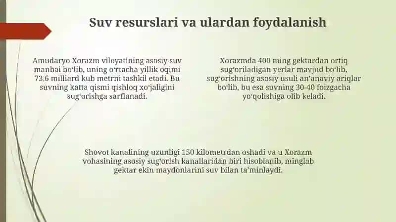 Xorazmning ekologik resurlari 4
