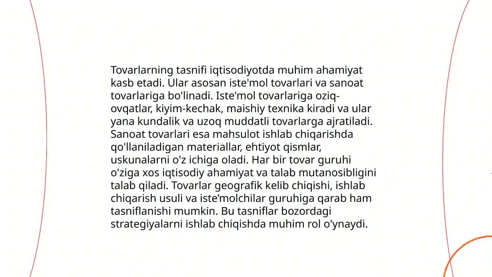 Tovarning uch darajasi 4