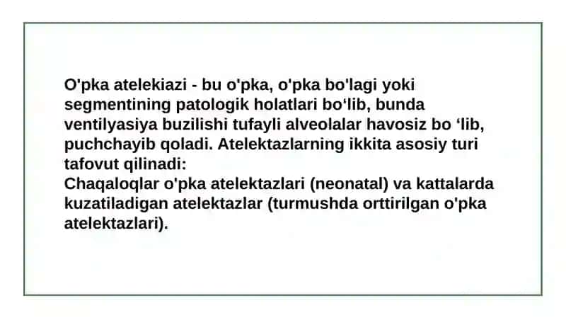 O‘pkaning metabolik funktsiyalari va ularning buzilishlari 4