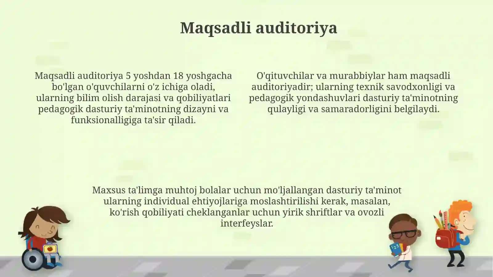 Pedagogik dasturiy ta'minot vositalarini yaratish 4