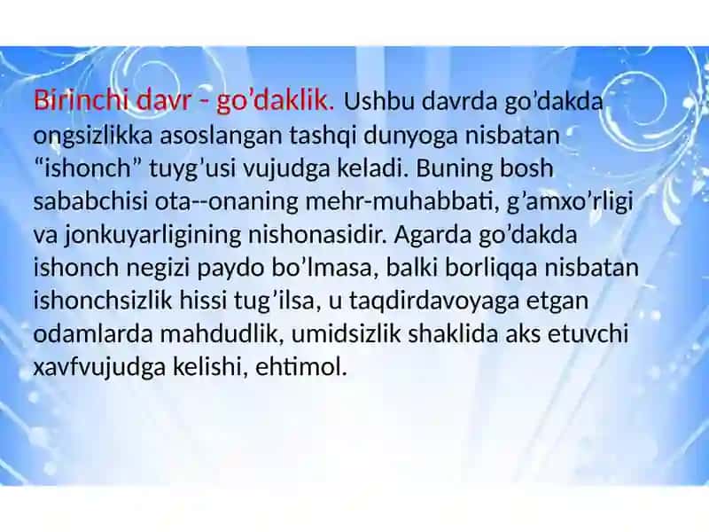 Yoshga oid davrlarning tarixiy kelib chiqishi muammosi 4