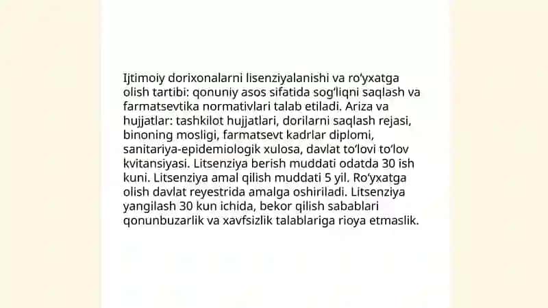 Ijtimoiy dorixonalarni tashkil qilish va joylashtirish tartibi,vazifa va funksiyalari 4