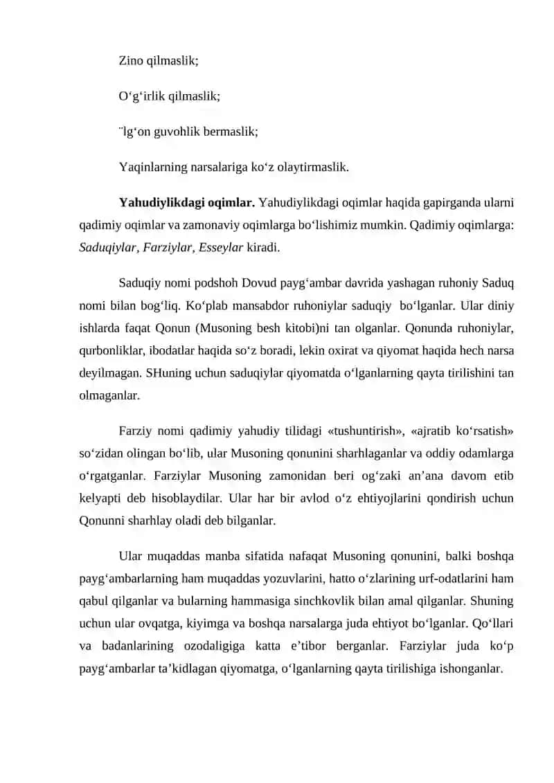 Yahudiylik talimoti 4