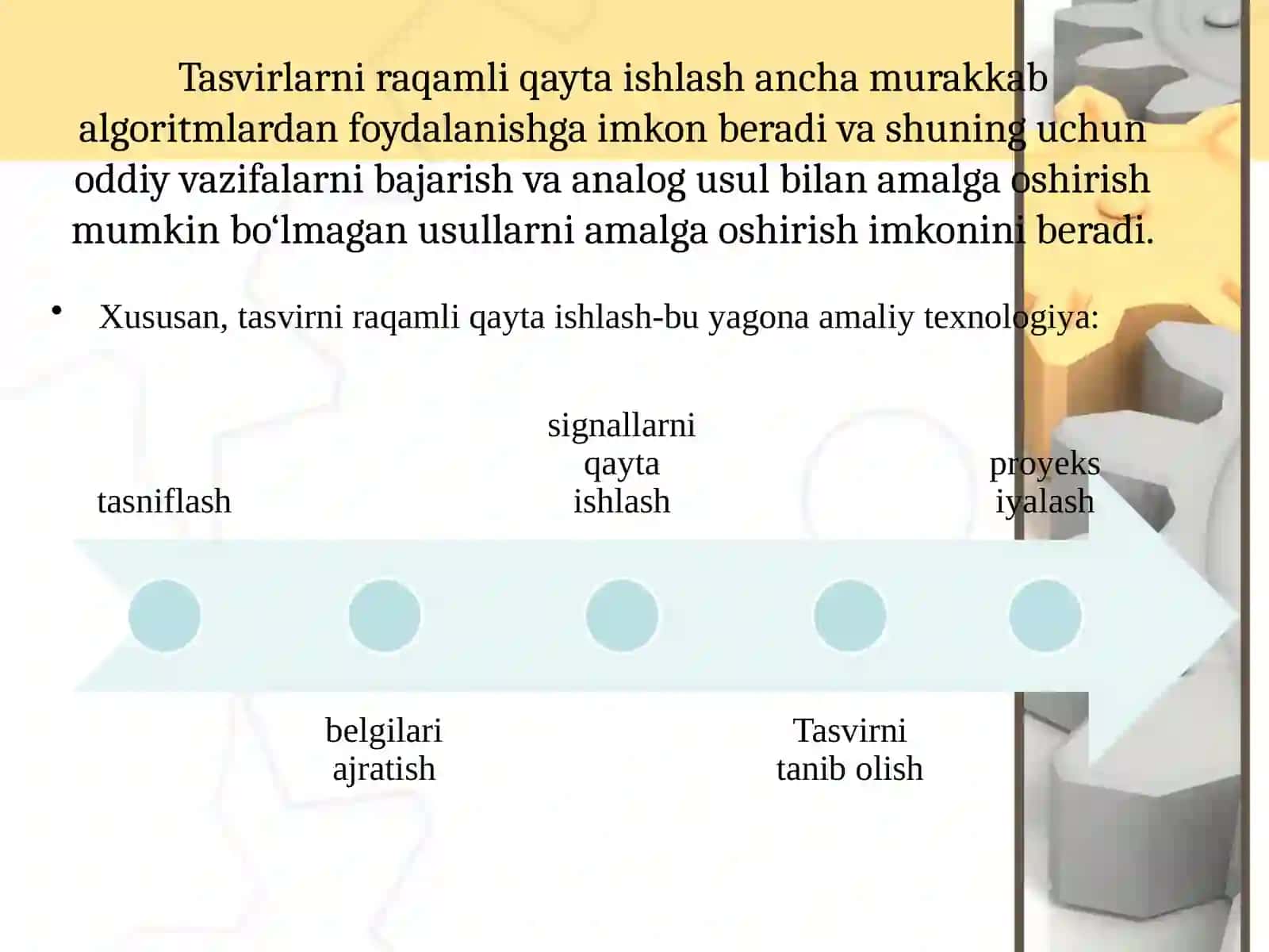 TASVIR SIFATINI OSHIRISH VA TIKLASH 4