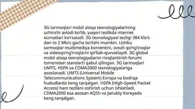 Mobil internet texnologiyalari 4
