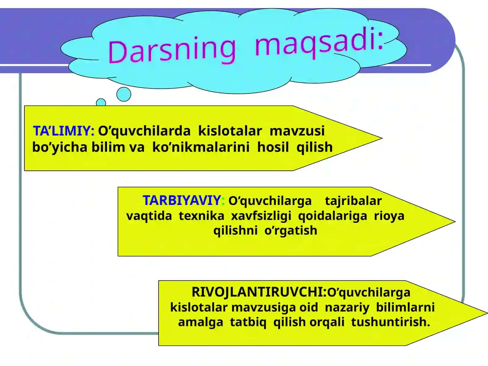 KISLOTALAR TARKIBI, TUZILISHI VA NOMLANISHI 4