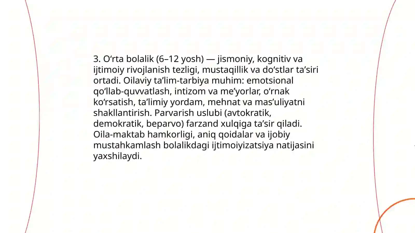 Otalik va onalik psixalogiyasining oziga xos jixatlari 4