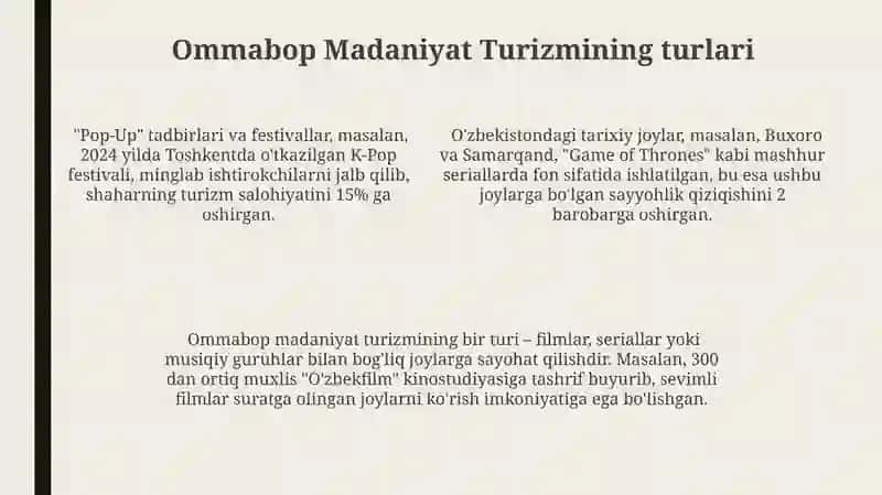 Pop madaniyat turizimi 4