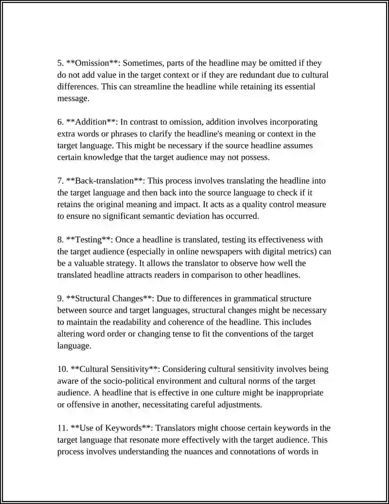 TRANSLATION OF NEWSPAPER ARTICLES 4