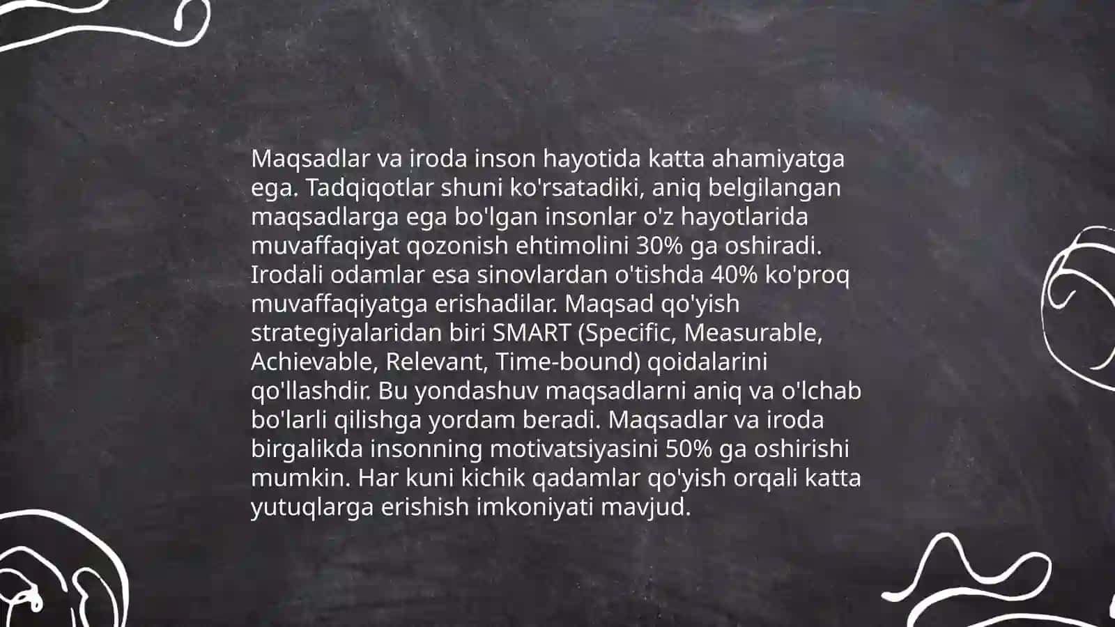 Iroda va kuchli irodani shakllantirish 4