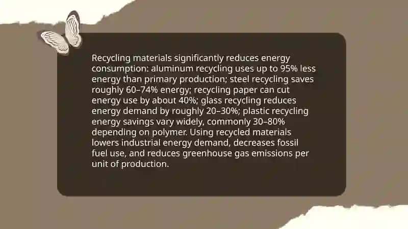 Why is recycling important in modern life 4