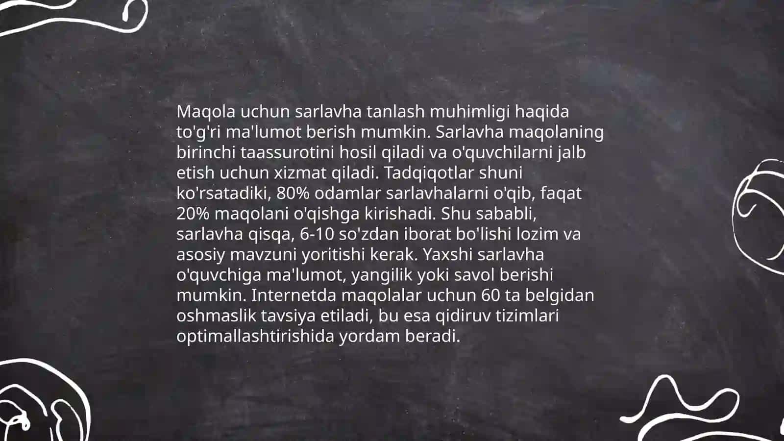Maqola tayyorlash boʻyicha 4