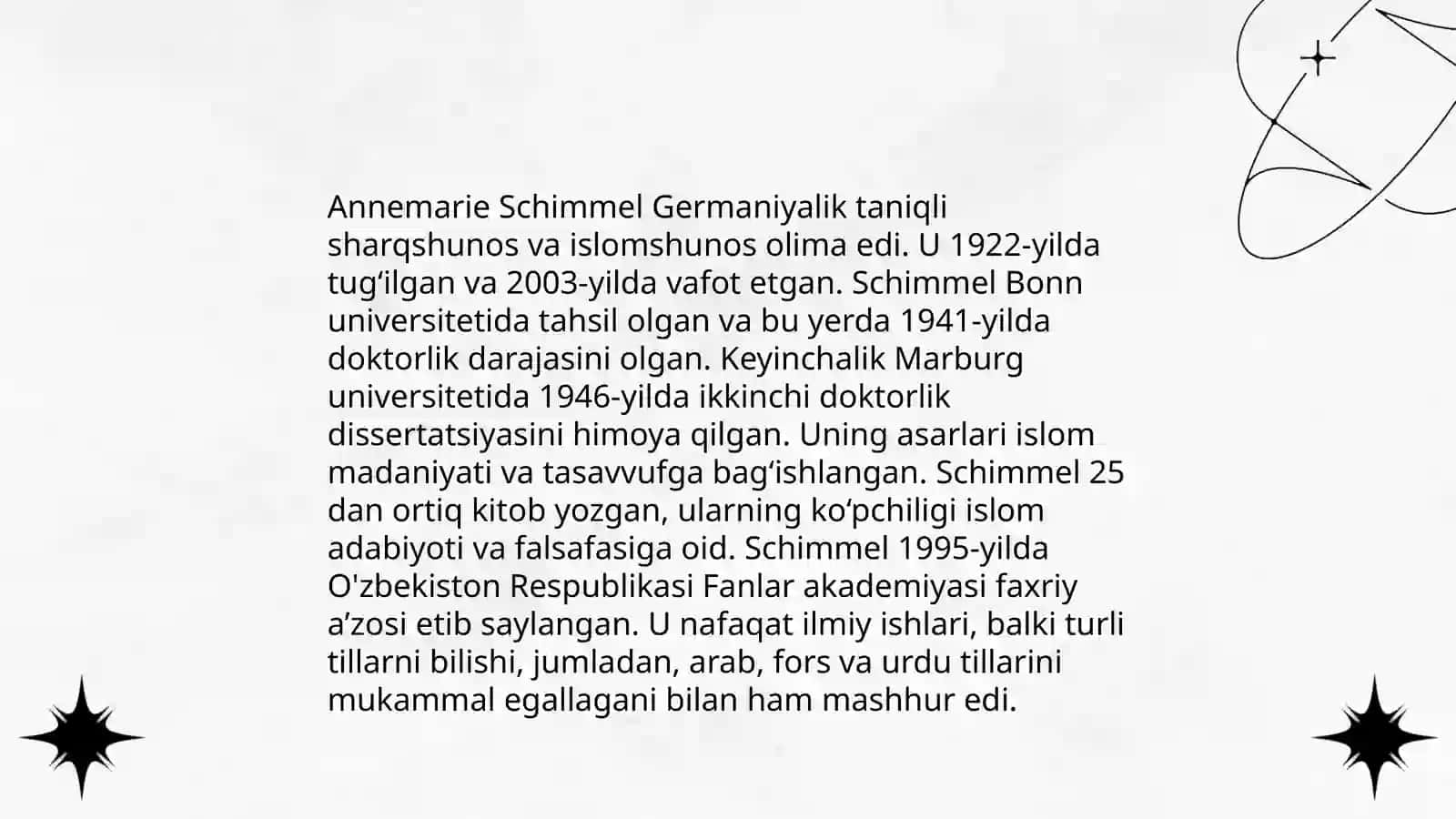 Annemarie Schimmel hayoti 4